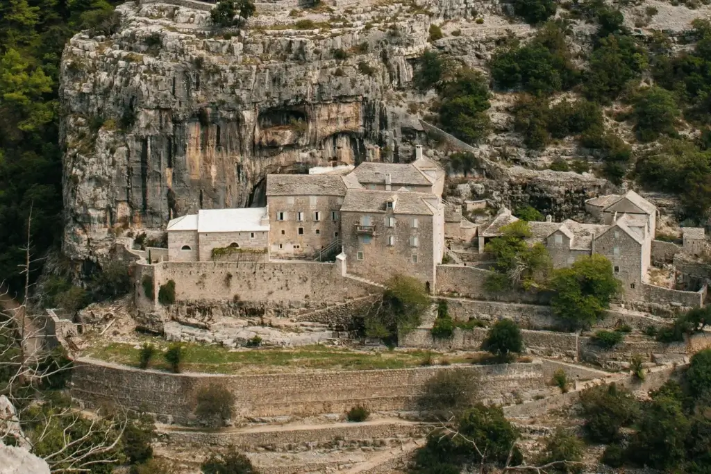 Hermitage Blaca on island Brac